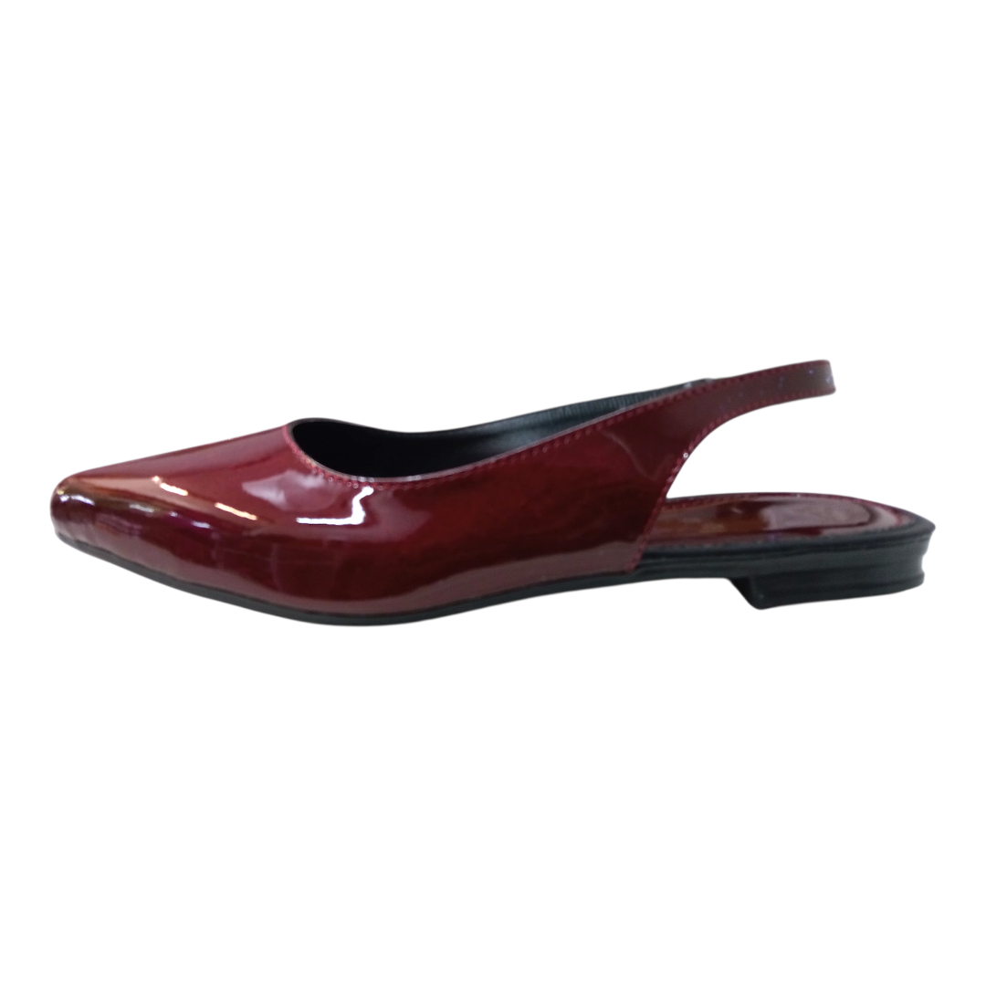 Slingback Loretta Charol Vino