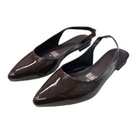 Slingback Loretta Charol Chocolate
