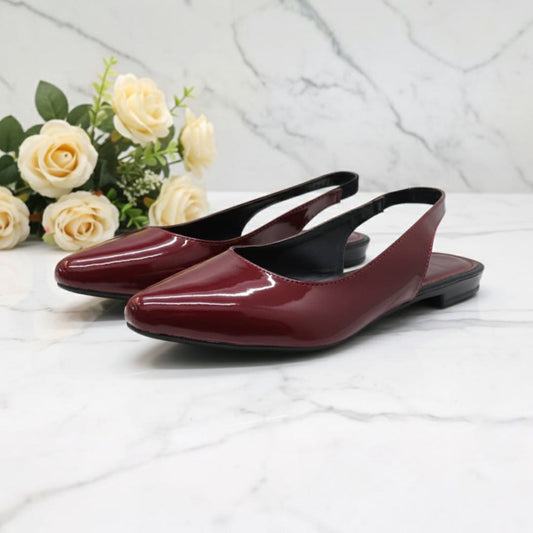 Slingback Loretta Charol Vino